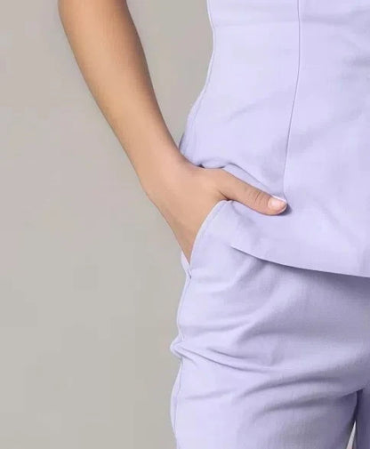 Rakul Preet Muse Lavender Strapeless Co-ords Linen Set