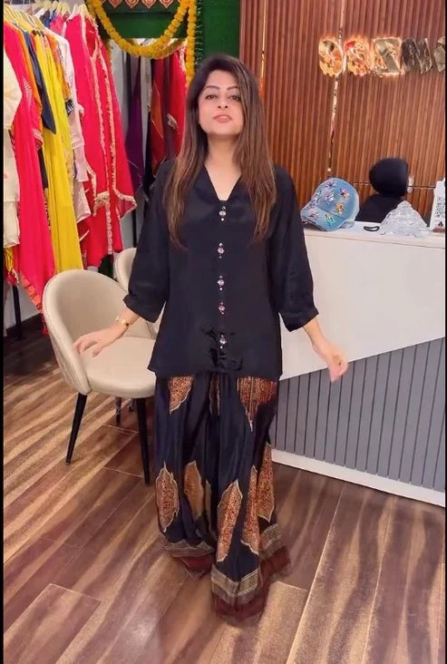 Nikita Shirt And Palazza Suit Set